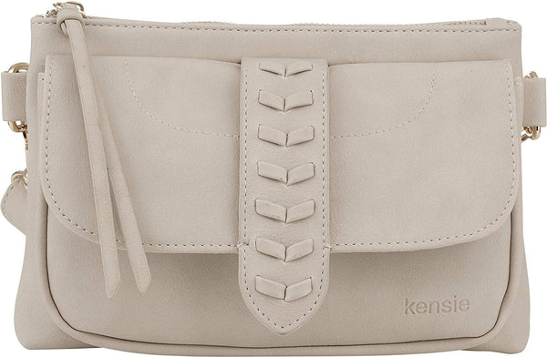 Kensie Women's Whipstitch Belt Bag - Fashion Waist Bag with Adjustable –  Trendilize