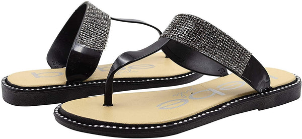 Buy Kuda Moda Women's Summer Bling Shinning Casual Thong Flat Flip Flops  Sandals Slipper Online at desertcartKUWAIT