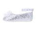 bebe Girl's Infant Flat Shoes with Metallic Shimmer, Glitter and Rhinestone - Flats For Infants