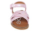 bebe Girl's Simple and Comfy Flat Sandals with Braided Straps - Flat Sandals for Toddler