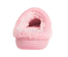 Kensie Slippers for Kids Smiley Face Slippers for Girls - Fuzzy Cute Slippers with Rhinestones for Little Kid/Big Kid