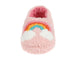 Kensie Toddler Girl's Warm Sherpa Little Girls Fuzzy Slippers, Cute Stuff for Kids with Cute Patch - Toddler Shoes for Girls