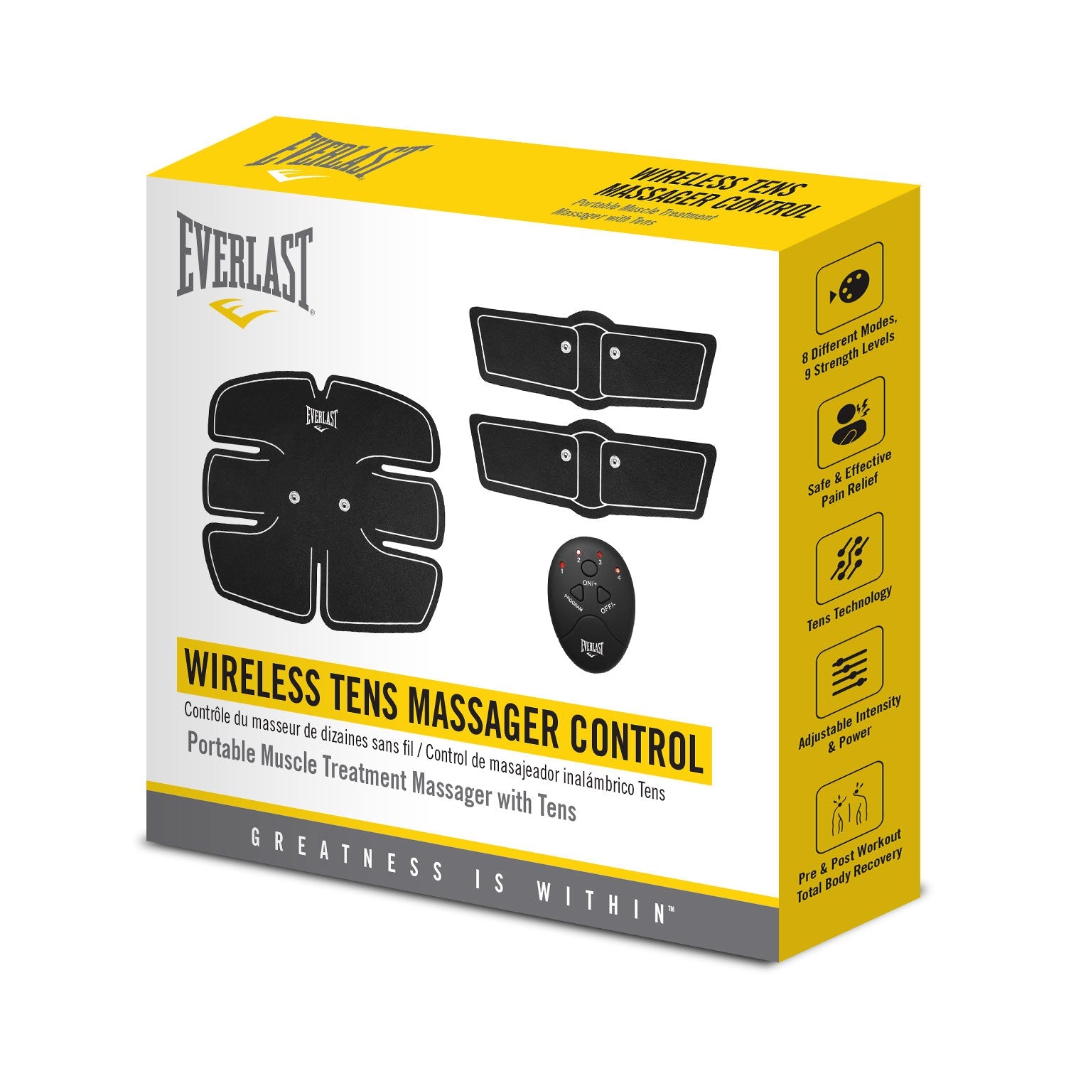 EVERLAST Electronode Wireless Therapy TENS Massager – Trendilize