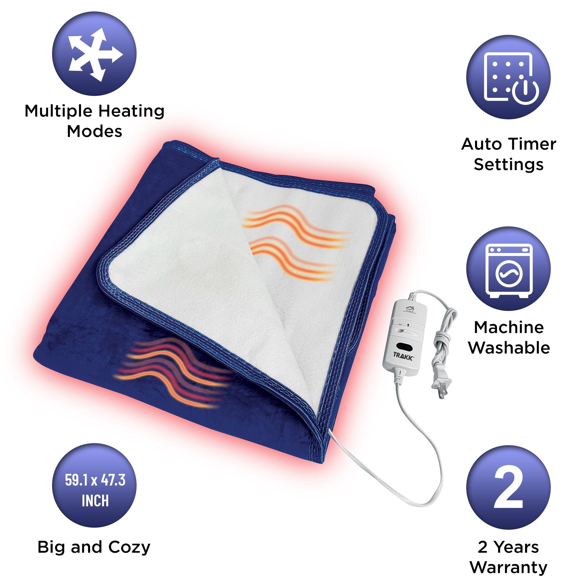 Electric blanket with a timer hot sale