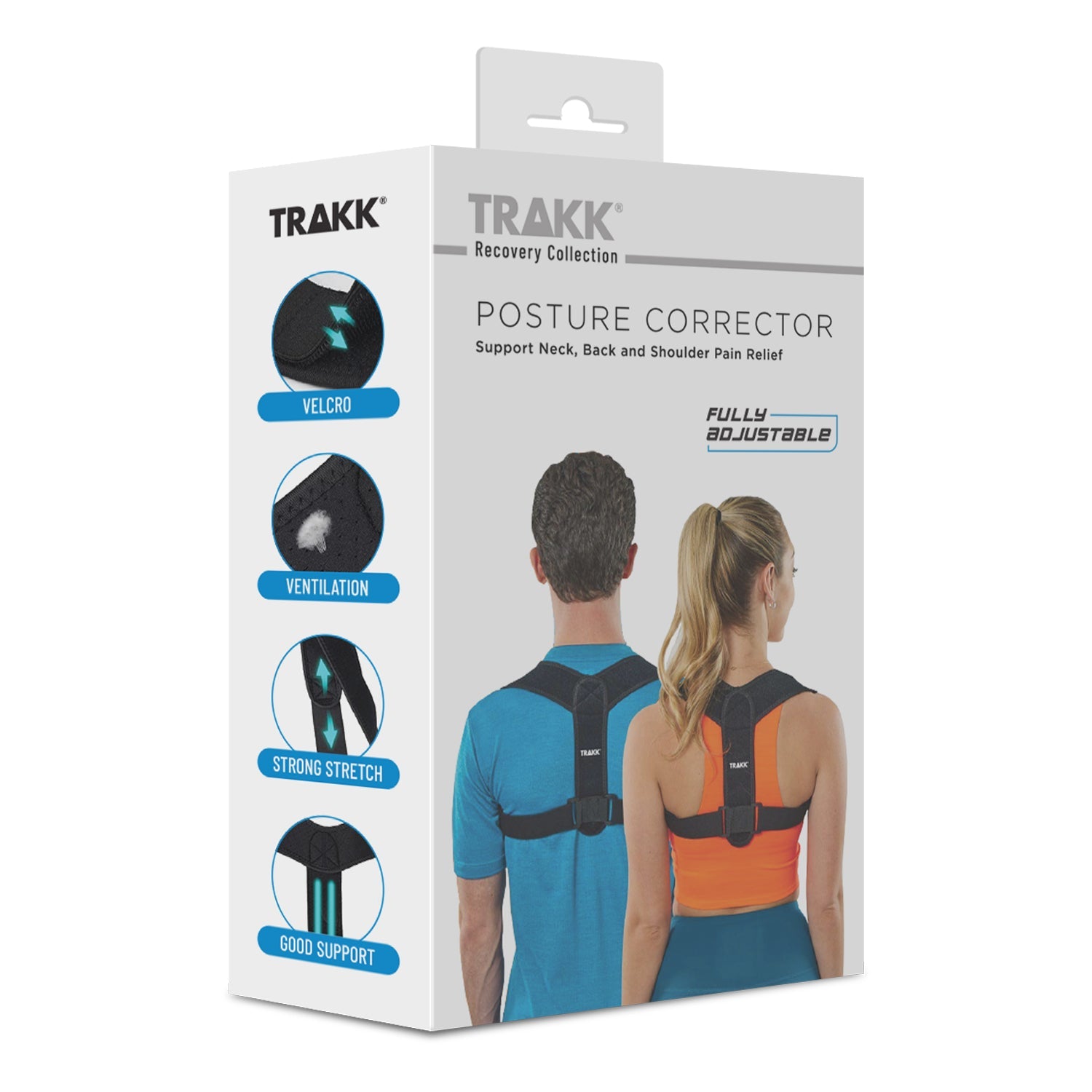 Comfy Brace Posture Corrector-back Brace For Men And Women- Fully  Adjustable Straightener For Upper Spine Support