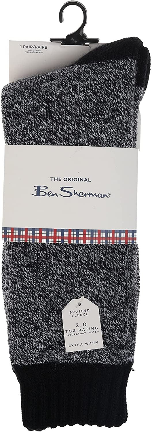 Ben Sherman Thermal Socks For Men- Cozy, Boot Winter, Warm, Thick